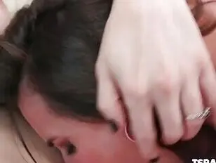 TS Girl Autumn Rain Having Anal Fun With A Girl