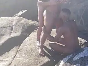 Ayllagattina Kicks Off New Year Banging Two Dudes on the Beach in Broad Daylight