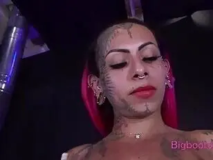 Big Booty TGirls Isabelle Ferreira Tatted Booty Banging