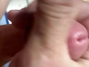 Stroking my cock