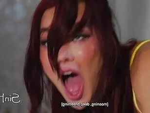 spuchnięta transseksualistka ruchana przez swoją śliczną partnerkę Emmę Rose