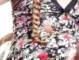 Trans nera con piccole tette e un grosso cazzo nero