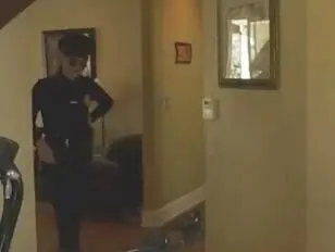 Officer Natalie Mars getting fucked while on duty