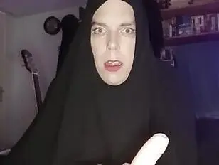 Shemalemuslima Aisha Hijab Deepthroat