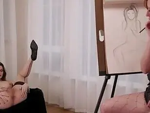 Shiri i Asia Belle w klasycznym seksie