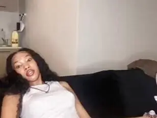 Black dildo before black dick 