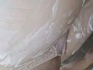 shower shave fun