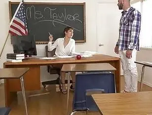 Big-Tits heshe teacher Daisy Taylor assfucked by students dad