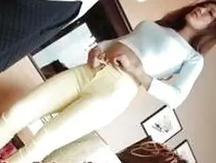 Newhalf beauty doggystyled in her nice ass