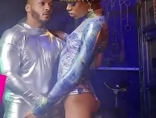 Vr ebony shemale babe Cloudy Vi bareback