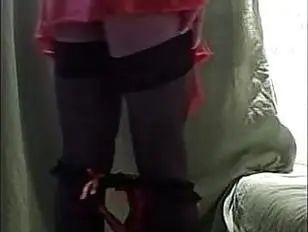 My wet pussy under the sexy red skirt) - Tranny.one