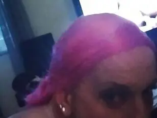 Pinkhaired Trannie Cocksucking
